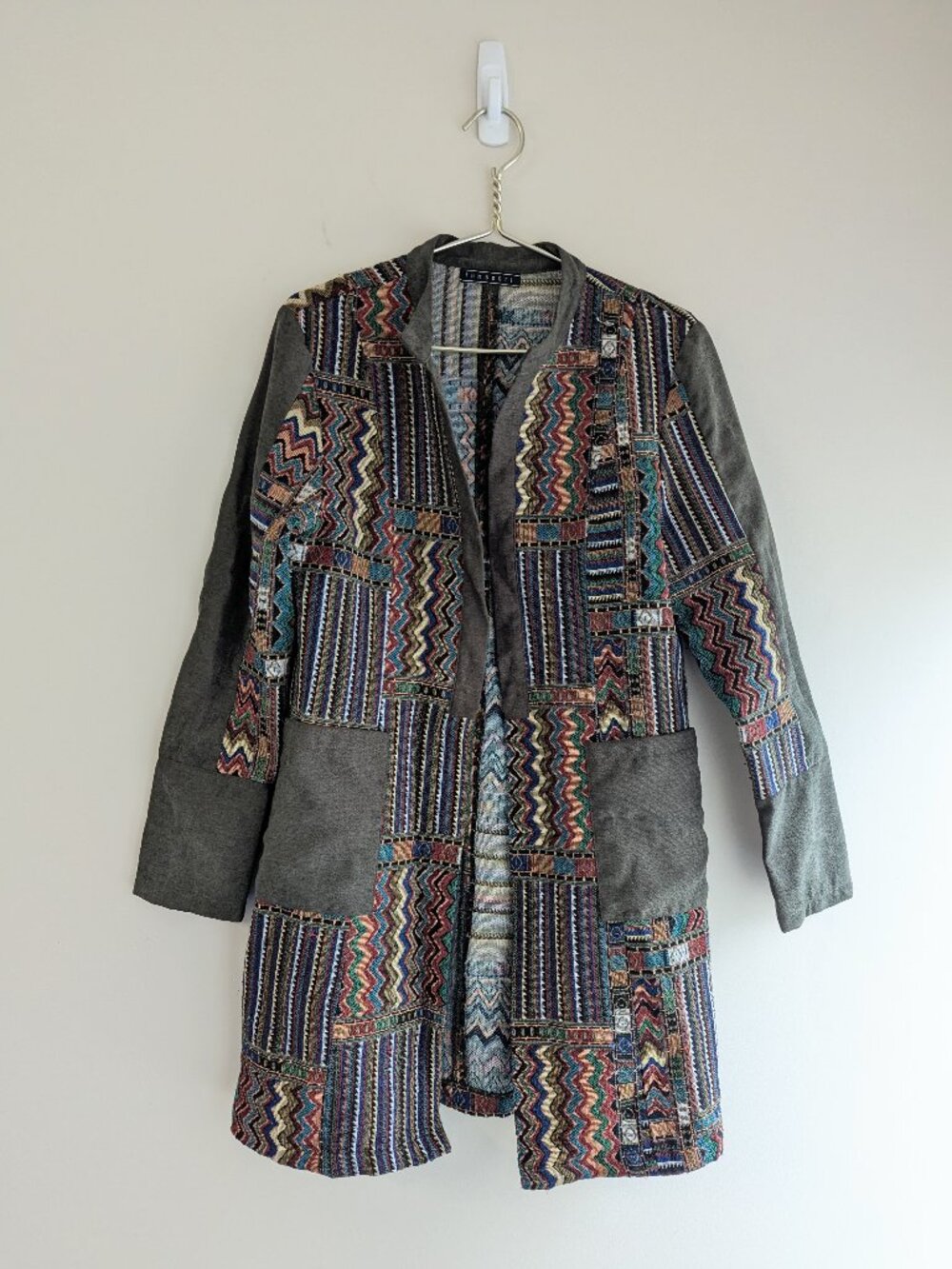 Funsport Multi colored Aztec Abstract Print light jacket
